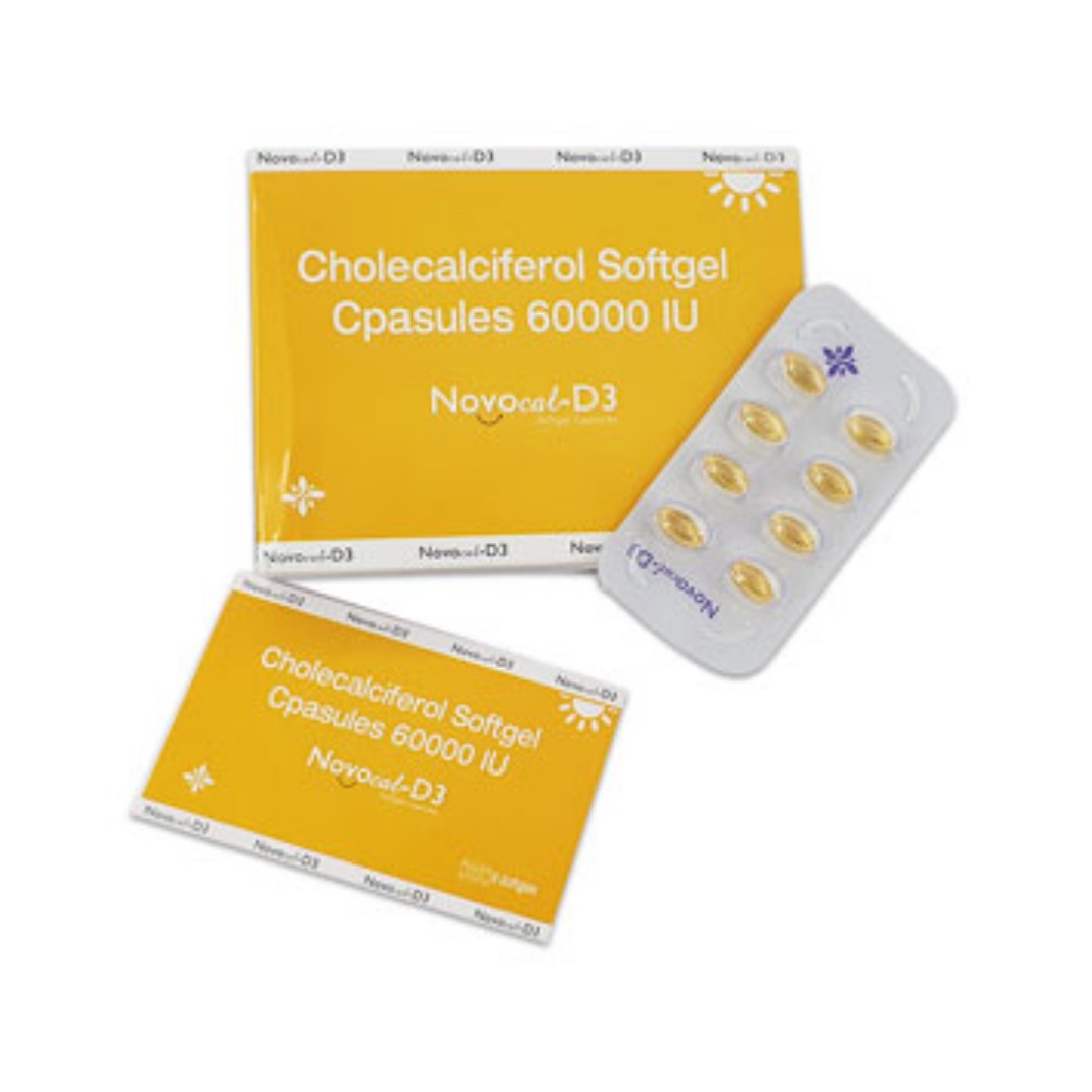 Novocal D3 Soft Gelatin Capsule